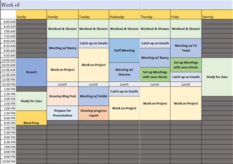 How To Time Block Download Our Schedule Template