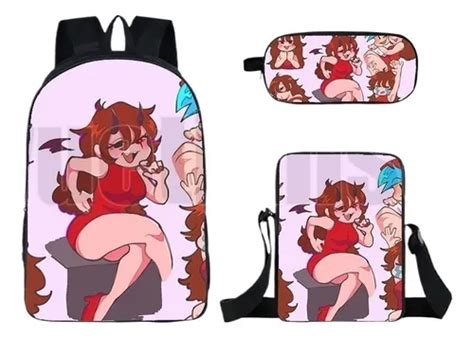 S Mochila Funkin 3d Anime Hot Game Friday Night 3 Parcelamento Sem Juros