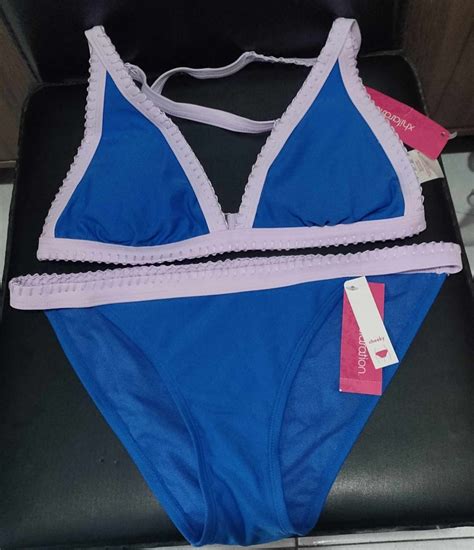 Royal Blue Triangle Two Piece Bikini Swimsuit On Carousell