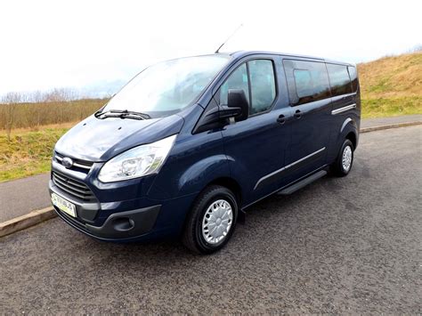 Ford Transit Tourneo L2 Zetec 9 Seat Minibus In Blazer Blue With Air Con And Dual Parking Sensors