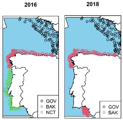 Figure O Location Of Sampling Points In The Bay Of Biscay And Iberian