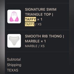 Skims Swim Skims Taffy Bikini Signature Swim Triangle Top Poshmark