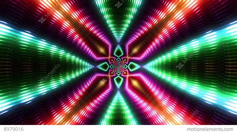Vj Flashing Lights Wall Colorful Back Stage Christmas New Year Stock