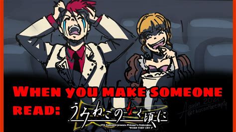 When You Make Someone Read Umineko Meme Youtube