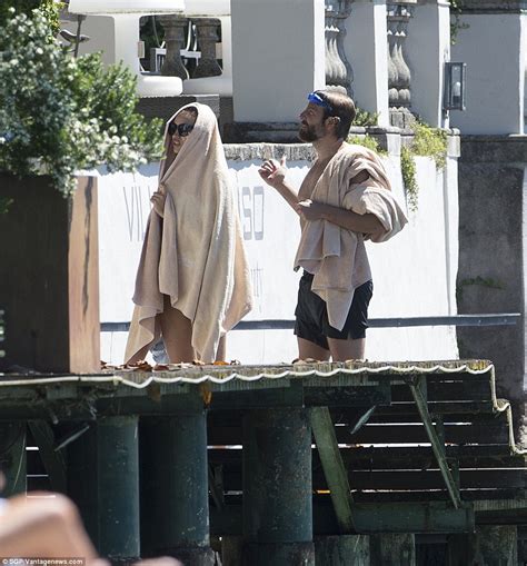 Irina Shayk Wears Black Bikini As She Enjoys Lake Swim With Shirtless Bradley Cooper Daily
