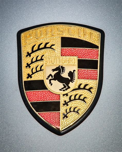 Porsche Emblem -0747c45 Photograph by Jill Reger