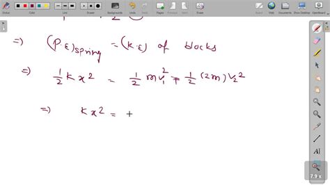 Solved Two Blocks A And B Of Masses M And M Respectively Are