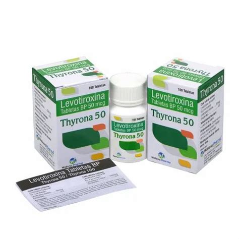 Levothyroxine 50mcg Tablets At Rs 50bottle Levothyroxine Sodium