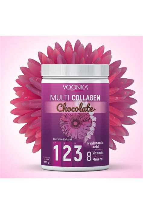 VOONKA Multi Collagen Powder 380 Gr Çikolata Aromalı