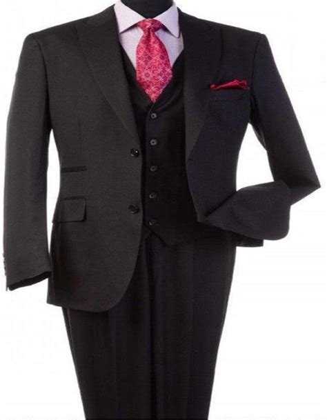 Coat Steve Harvey Suits Black Suit Designer Brand Suit No Pleated