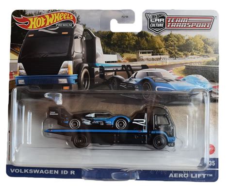 Buy Hot Wheels Volkswagen Id R Aero Lift Team Transport Online At Desertcartindia