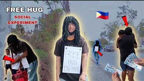 Free Hug In Public Social Experiment Nagpanggap Na Pulubi Taong Grasa