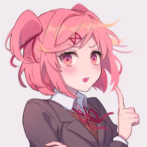 Natsuki (art by misuto) : r/DDLC