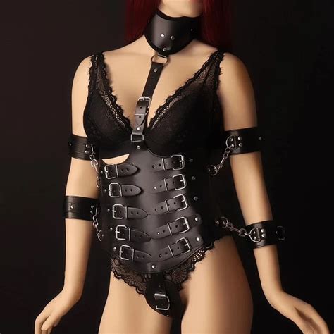 Penis Dildo Anal Sex Plug Open Mouth Gag Bondage Women Corset Handcuffs Toy Bdsm Eur