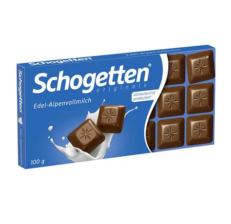 Schogetten Originals Alpine Milk Chocolate 100g – Food Depot Toronto