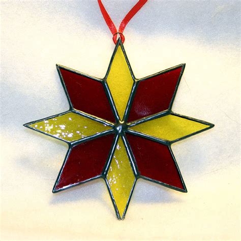 Christmas Tree Ornament Stained Glass G1212a By Sierracreations