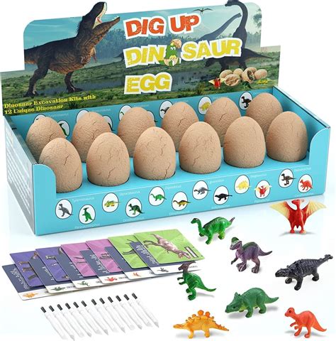 Juguetes De Dinosaurios Kit De Excavaci N De Huevos De Dino Regalos