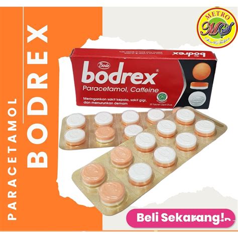 Jual Metro Store Bodrex Tablet Sakit Kepala Isi 2 Blister 10 Tablet