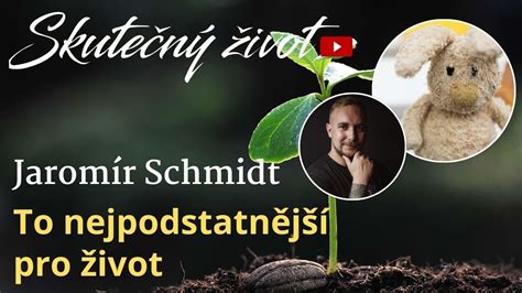 Jarom R Schmidt To Nejpodstatn J Pro Ivot Youtube