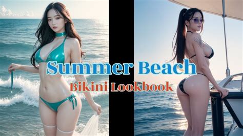 Summer Beach Bikini Lookbook 4K AI Art Lab