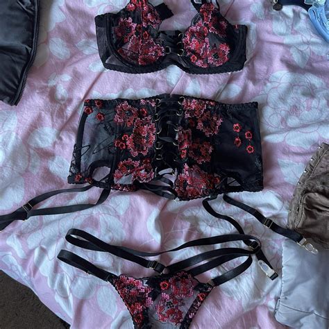 3 Piece Lingerie Set Brand New And Never Worn Size Depop
