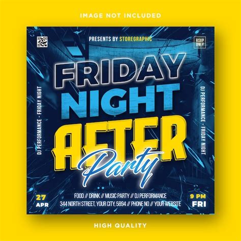 Premium Psd Night Club Flyer Design Template