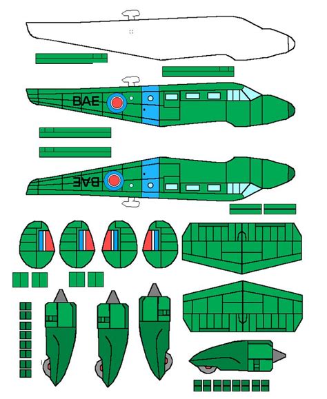 Pin on Cut-Fold and Fly-Papercraft cut-out plane models