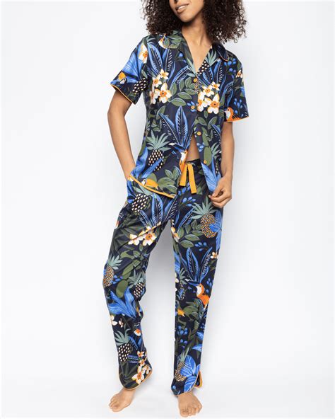 Sierra Toucan Print Pyjama Set TKD Lingerie