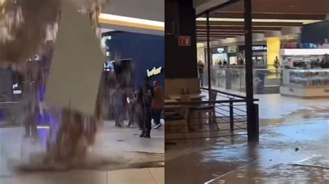 Video Techo Colapsa En Centro Comercial De Monterrey