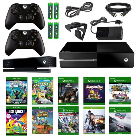 Super Konsola Xbox One Tb X Pad X Gry Kinect Bogaty Zestaw