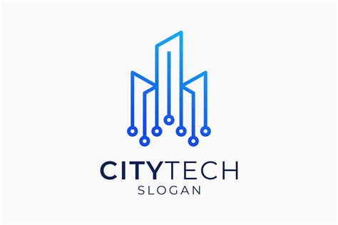 City Tech Futuristic Logo Graphic by Sore.studios · Creative Fabrica