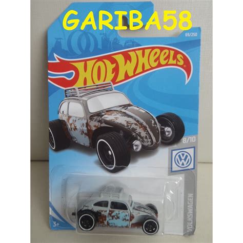 Hot Wheels Custom Volkswagen Beetle Fusca 2019 Vw Fusca Gariba58 Shopee Brasil