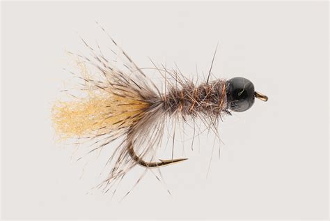 Dark Caddis Larva Sherpa Flies