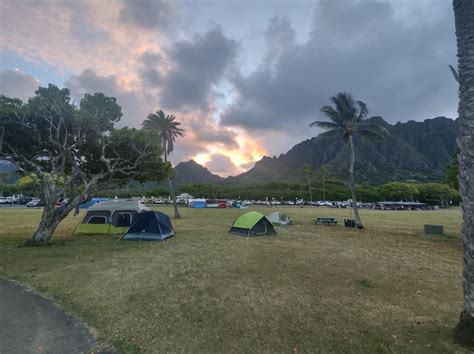 Camping in Kualoa B Regional Park : r/camping