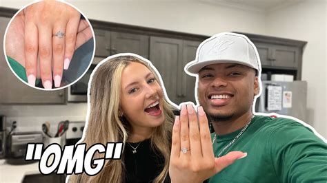 SURPRISING MY FIANCE WITH HER DREAM RING YouTube