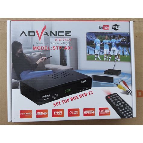 Jual Set Top Box Advance Dvb T Stp A Digital Original Garansi Antena