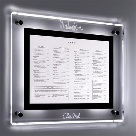 Porte Menus Pied Portants Menu Muraux Ext Rieur