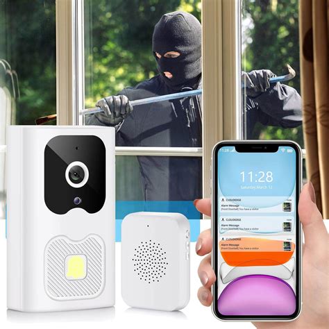 Amazon.com: Smart Doorbell with Camera,Wireless Remote Video Doorbell ...