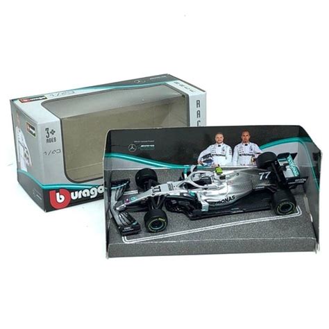 Miniatura Fórmula 1 Mercedes Benz AMG Petronas Valtteri Bottas 2019 1