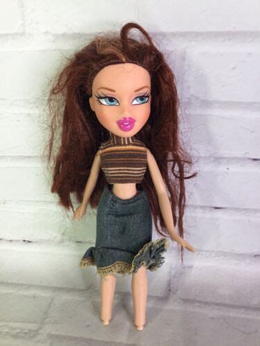 2001 Mga Bratz Campfire Meygan Doll Auburn Red Hair Blue Eyes Missing