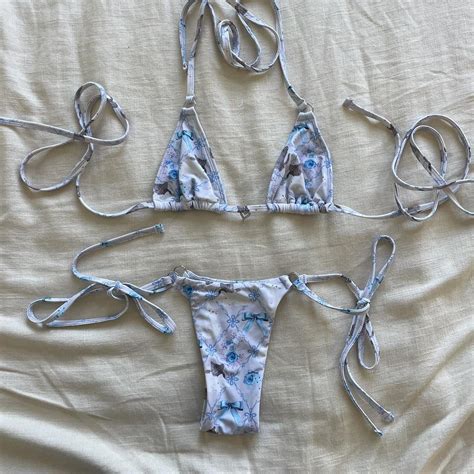 Blackbough Swim Triangle Bikini Set Depop