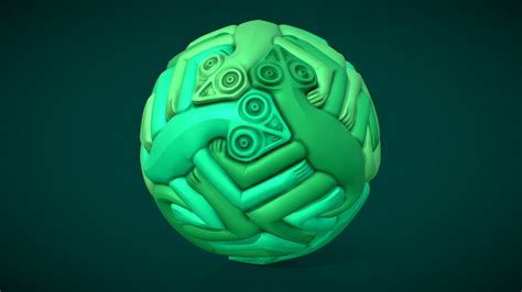 Lizards Sphere 🦎 Mcescher 3d Model