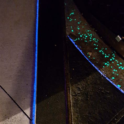 Glowing Stamped Concrete Walkway Glow Project Blog Agt™ Ambient