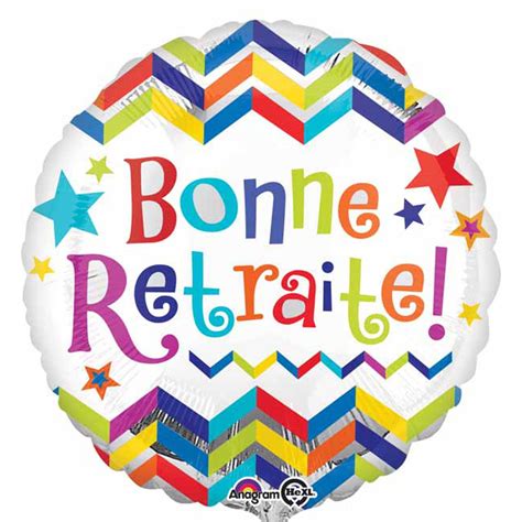 Bonne Retraite Retirement Balloon Package — Shimmer And Confetti