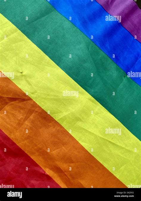 Gay Pride Rainbow Flag Stock Photo Alamy
