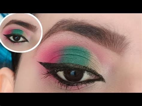 Colourful Bridal Eye Makeup Tutorial Step By Step Cut Crease Bridal