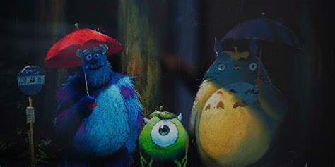 My Neighbor Totoro Meets Monsters Inc In Adorable Crossover Art