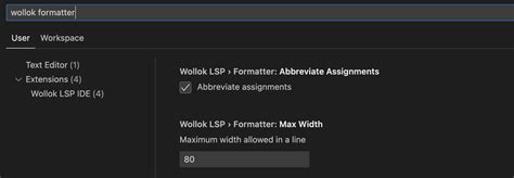 Formatter Wollok