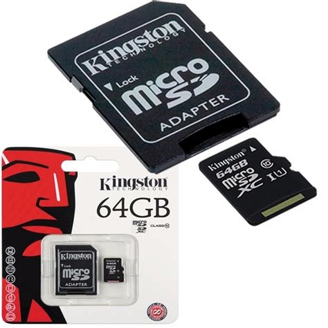 KINGSTON MICRO SD 64GB CLASE 10 HD - PlayMania438