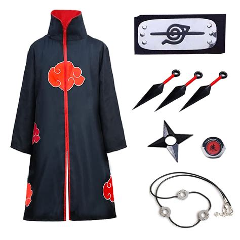 Buy Akatsuki Cloak Itachi Kids Anime Cosplay Costumes Cloak Akatsuki